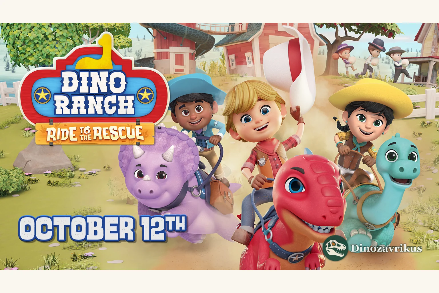 English cover artwork for Dino Ranch: Ride to the Rescue