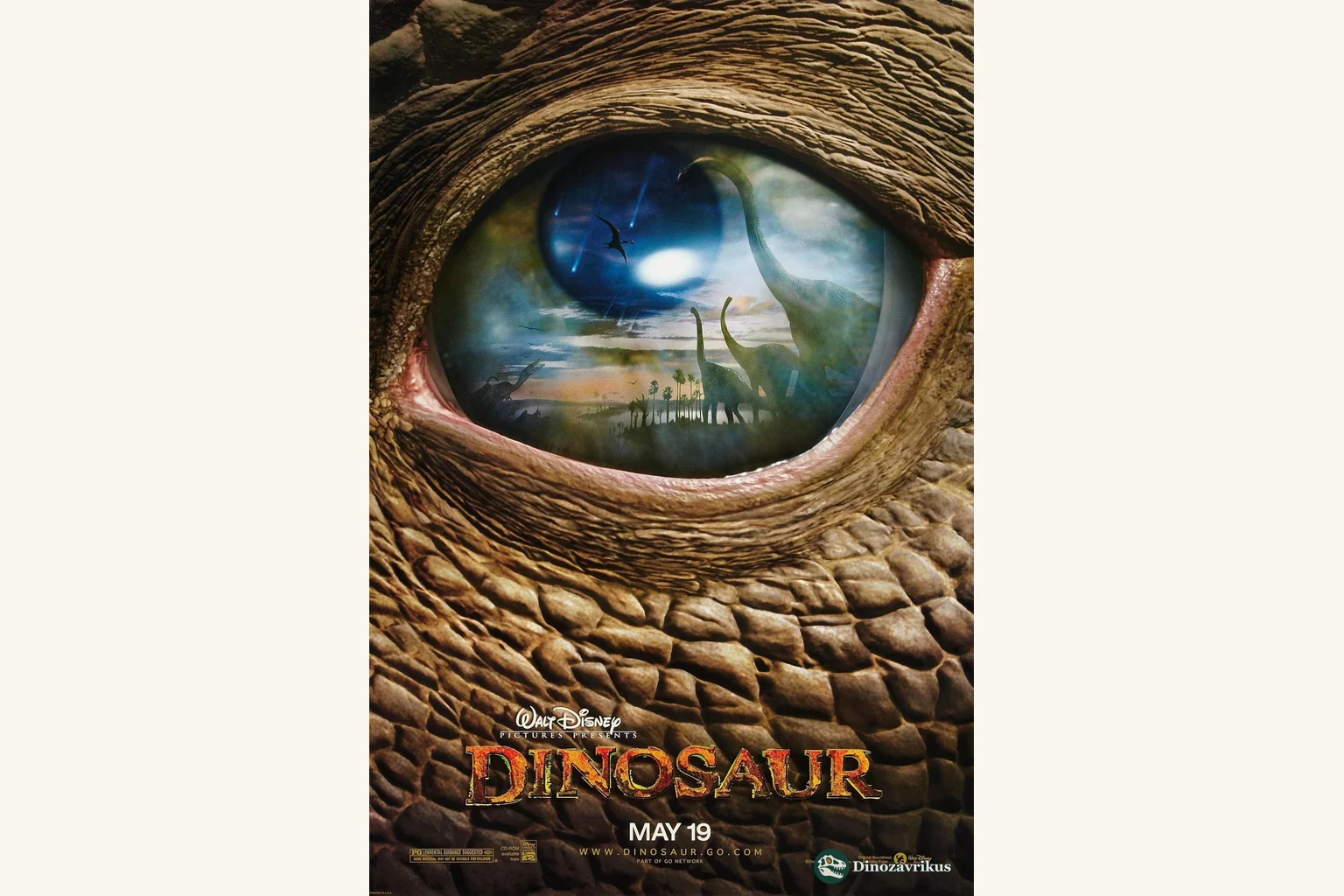 English cover artwork for Disney’s Dinosaur (2000)