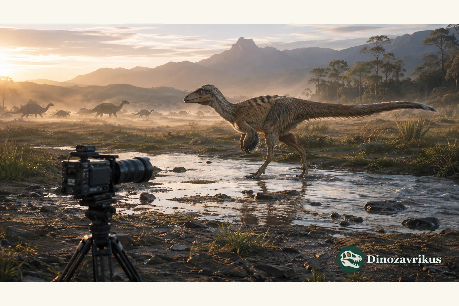 Illustrated cover for the dinosaur documentaries: 3 films shaped by changing science collection