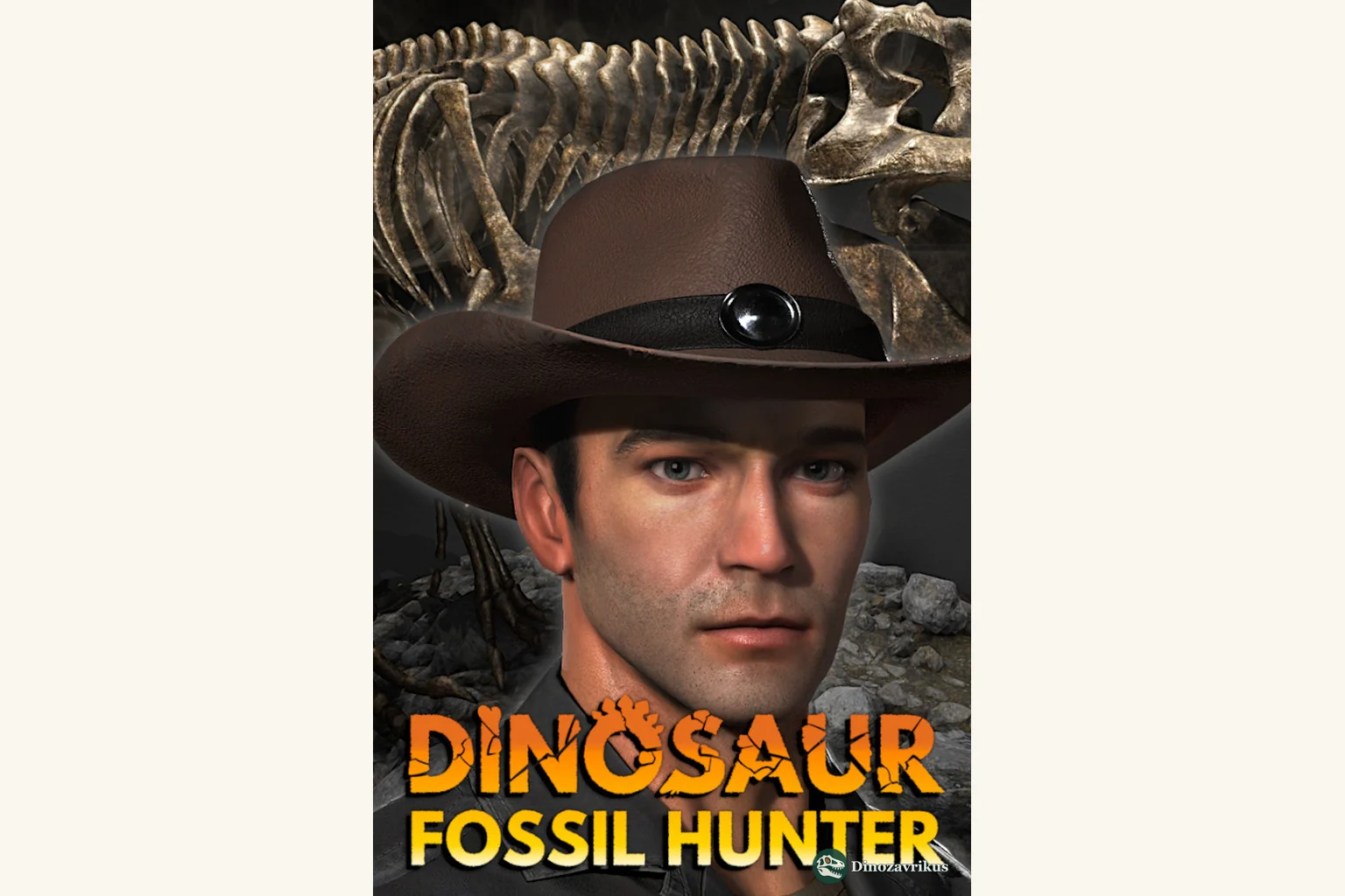 Poster artwork for Dinosaur Fossil Hunter
