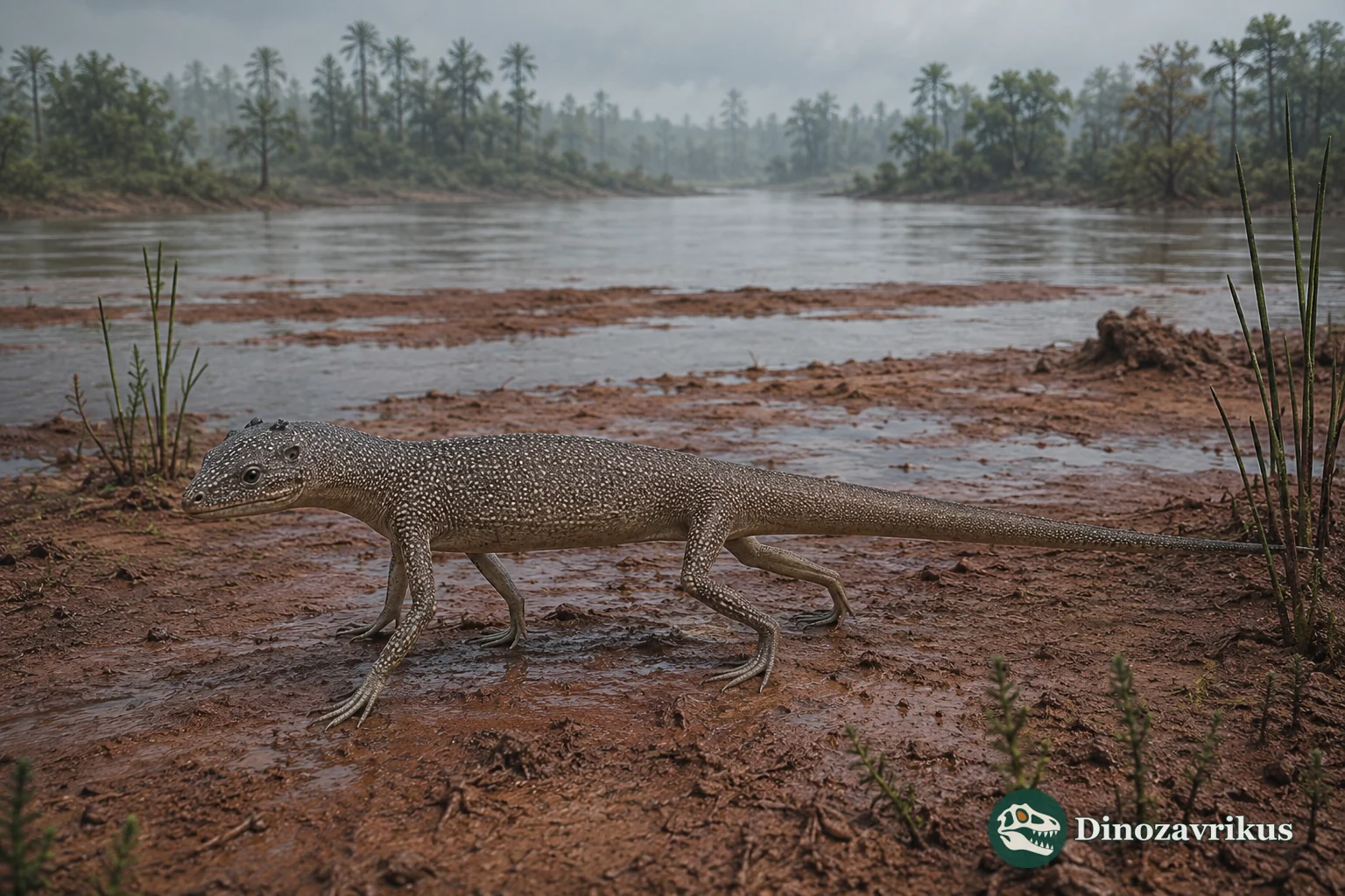 Emeroleter levis on a Late Permian floodplain near Kotel'nich, Russia