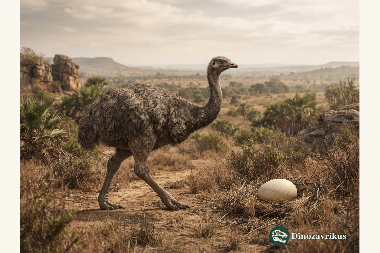 An elephant bird reconstructed among Madagascar’s subfossil landscapes