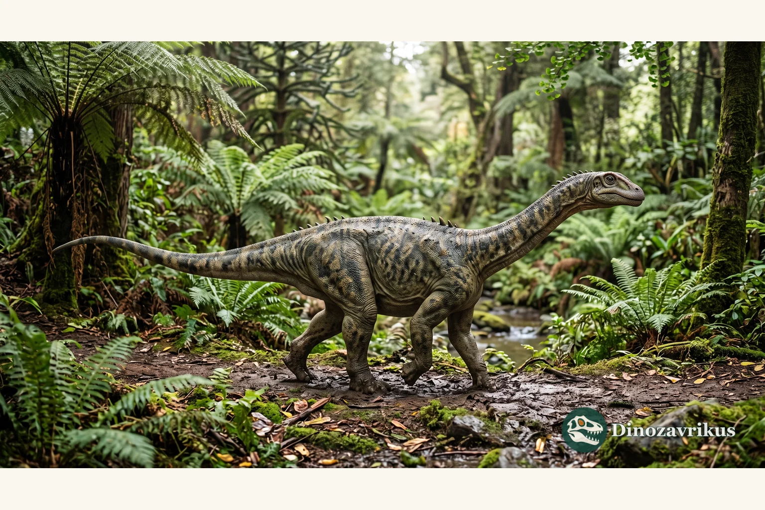 Europasaurus reconstructed in a Late Jurassic island forest
