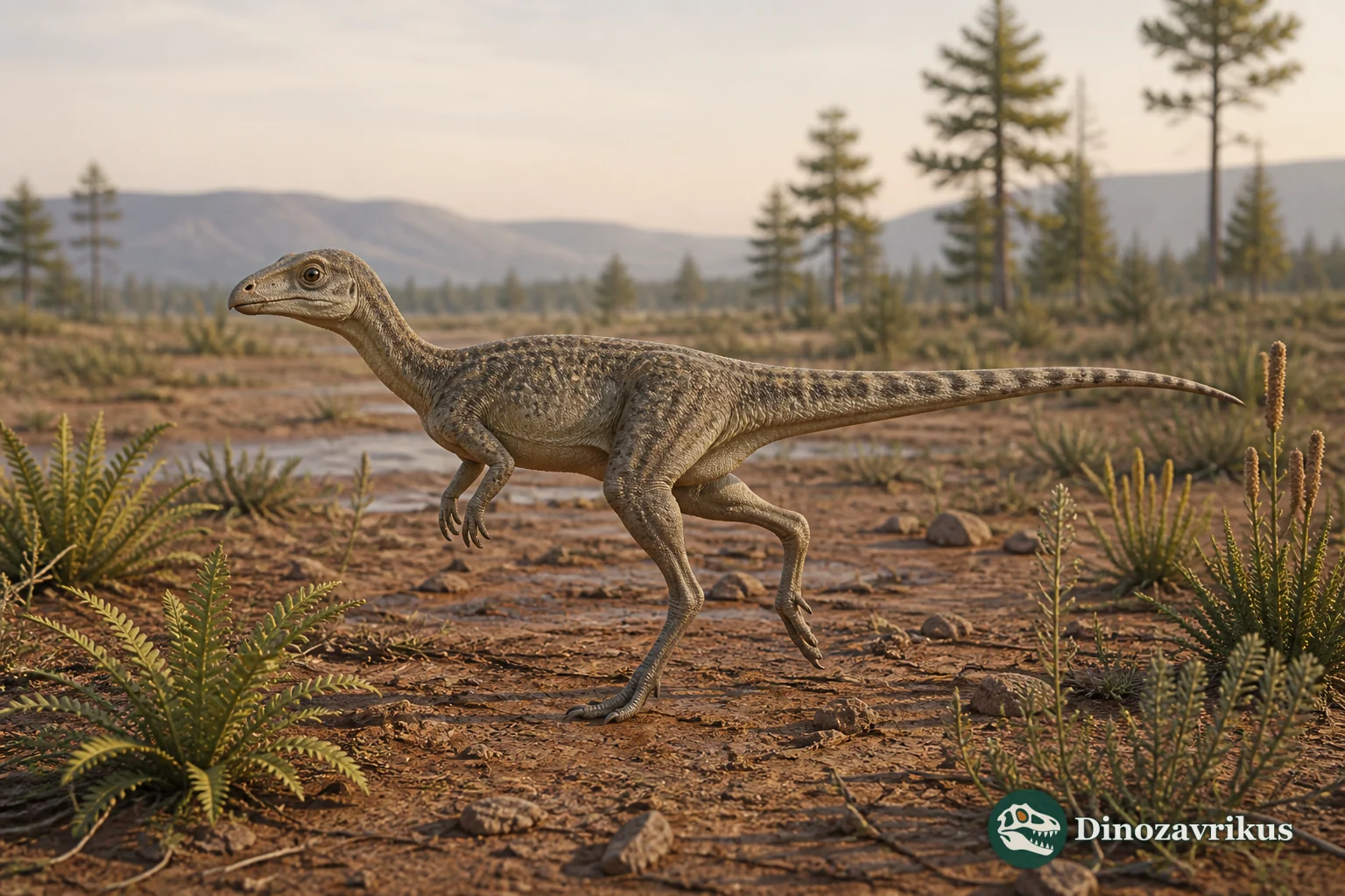 Small early ornithischian reconstructed in an Early Jurassic landscape