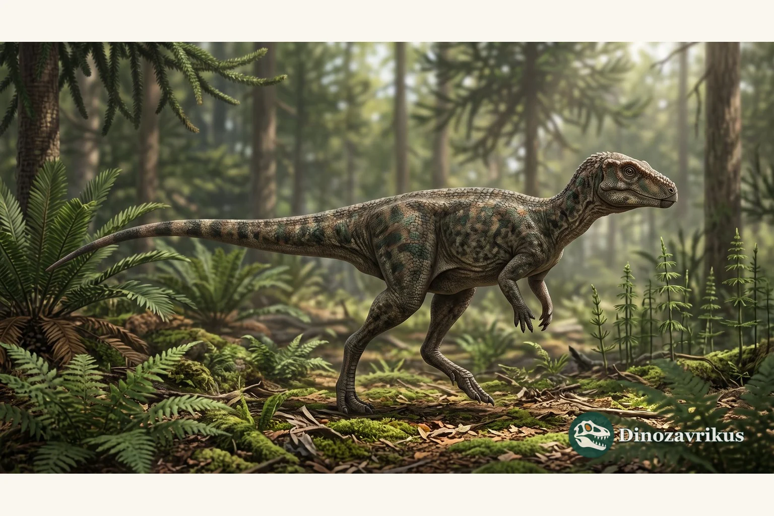 Illustrative reconstruction associated with the disputed name Ferganocephale