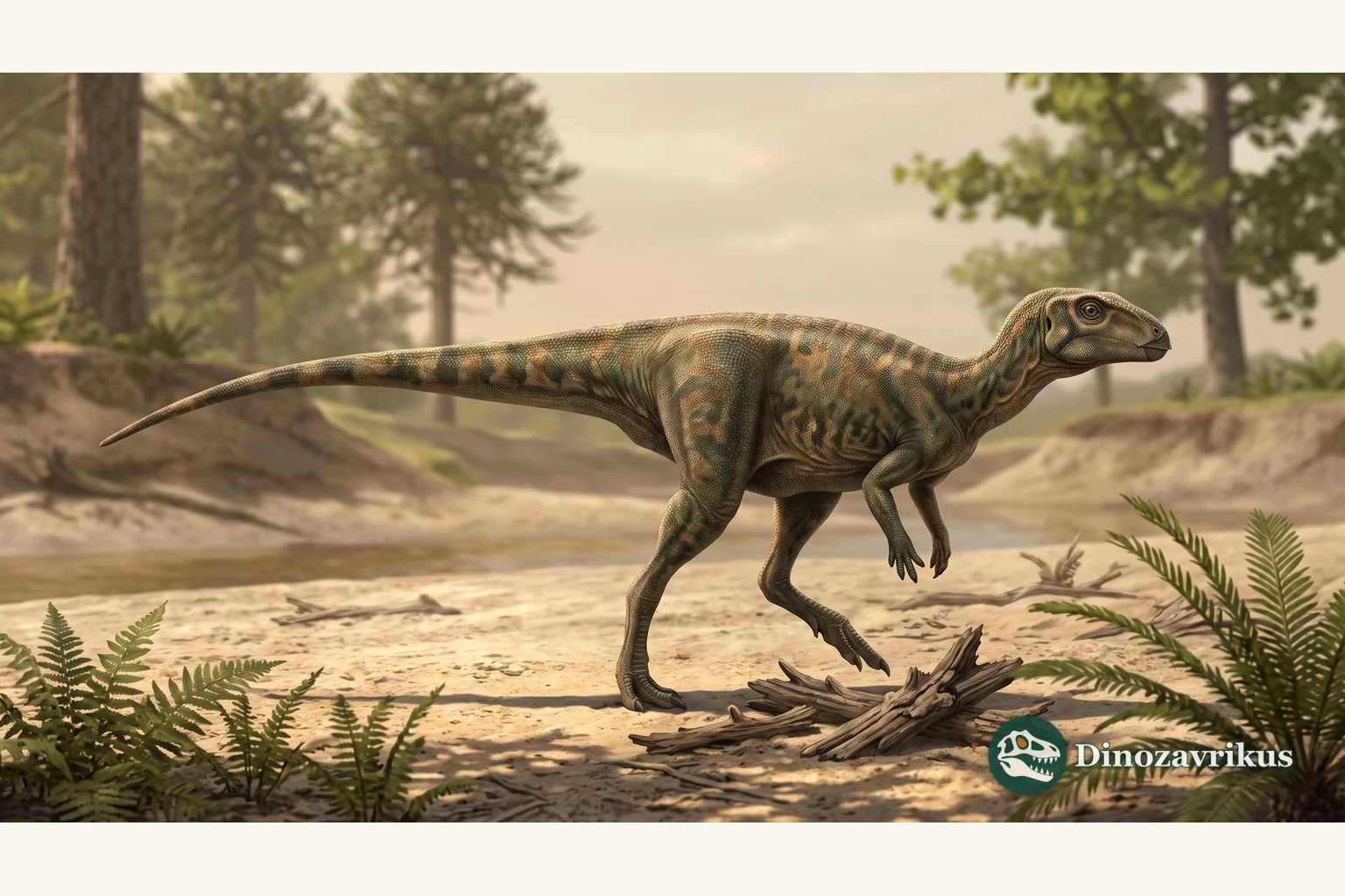 Fruitadens reconstructed in a Late Jurassic landscape in Colorado
