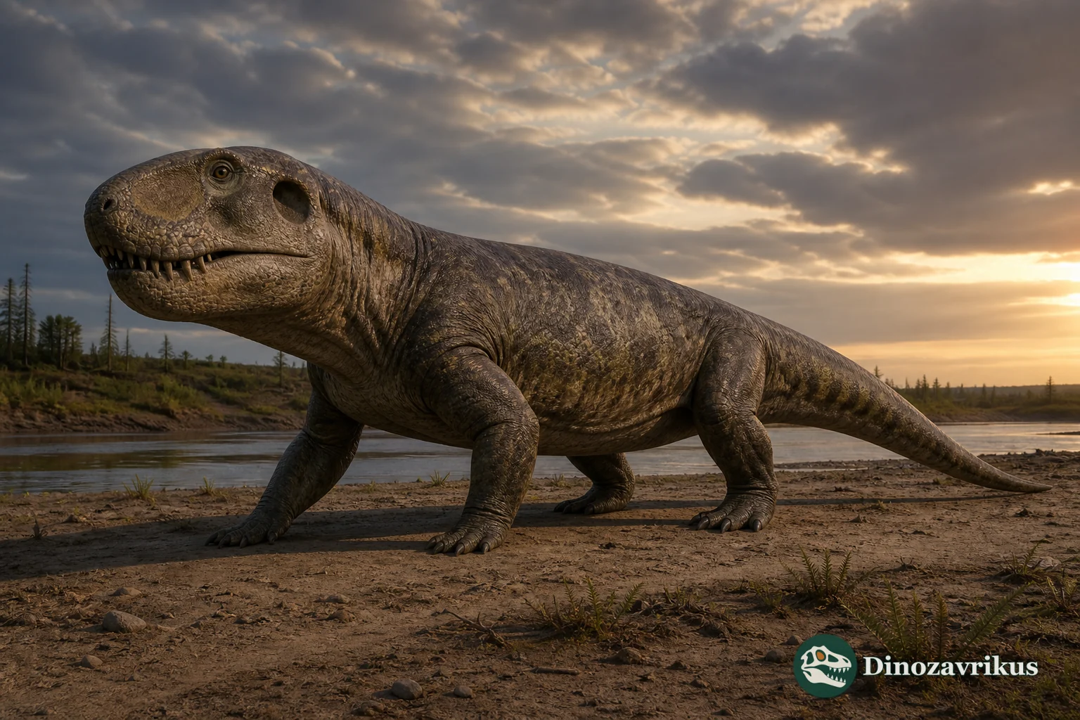 Garjainia prima in an Early Triassic landscape of European Russia