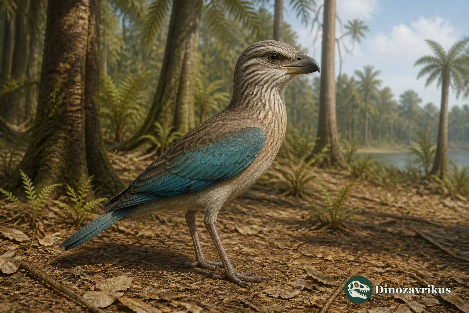 Geranopterus reconstructed in a late Eocene woodland of southern France