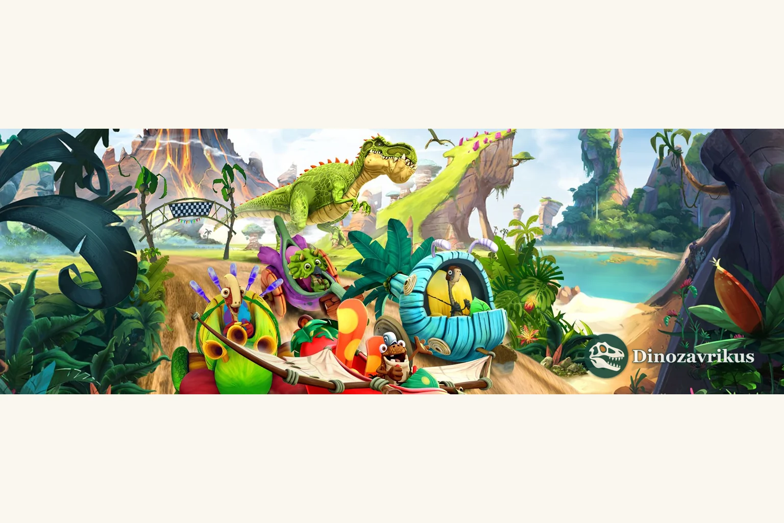 English cover artwork for Gigantosaurus: Dino Kart