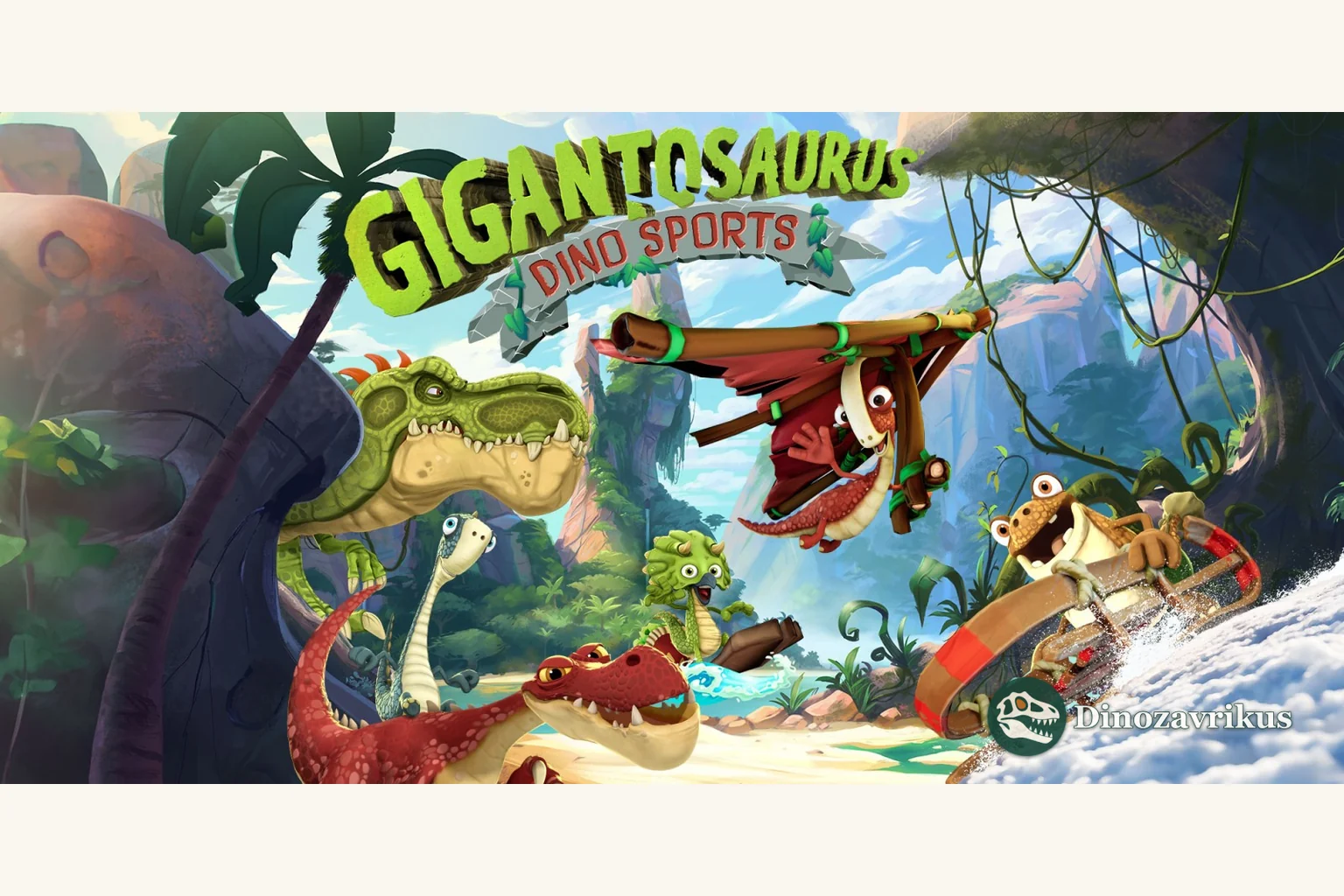English cover artwork for Gigantosaurus: Dino Sports