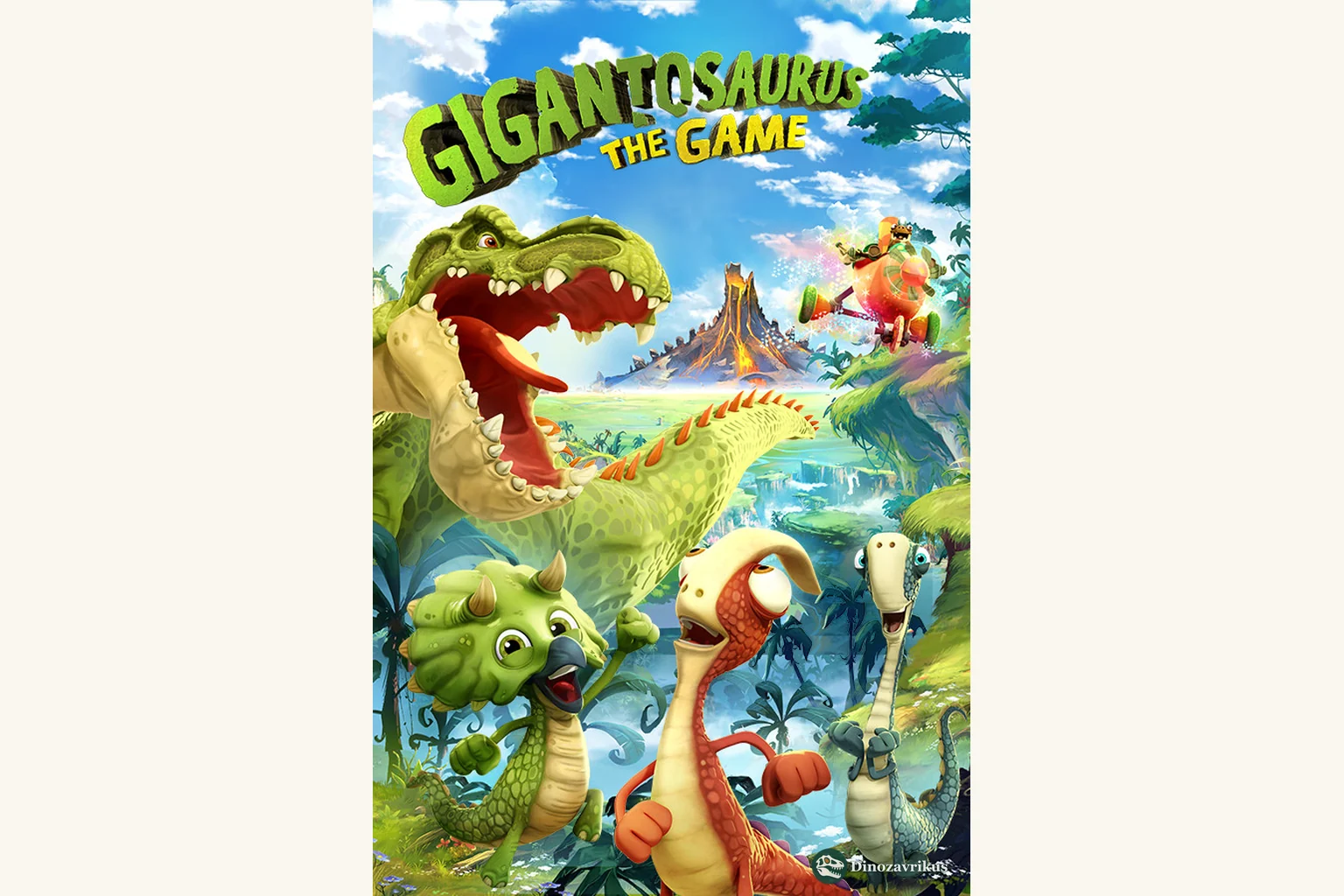 English cover artwork for Gigantosaurus: The Game (2020)