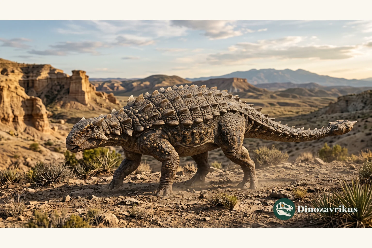 Illustrative reconstruction of Gobisaurus, an ankylosaur from Early Cretaceous Inner Mongolia