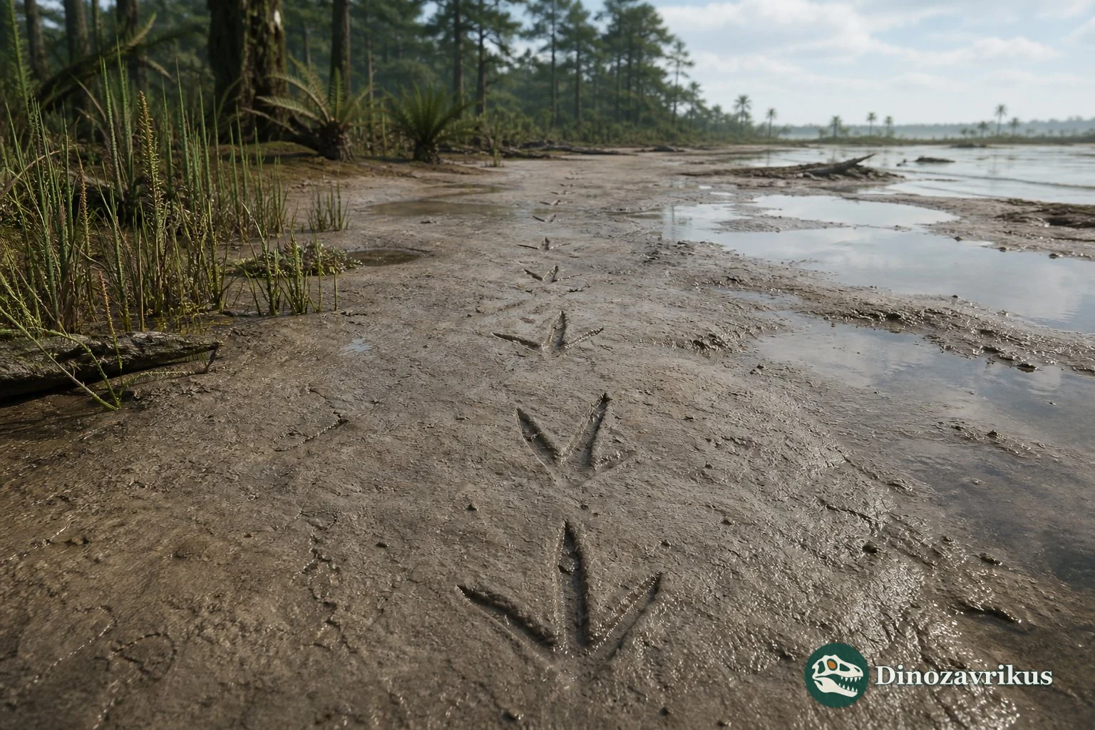 Small Gruipeda footprints preserved in a Late Cretaceous Alaskan floodplain
