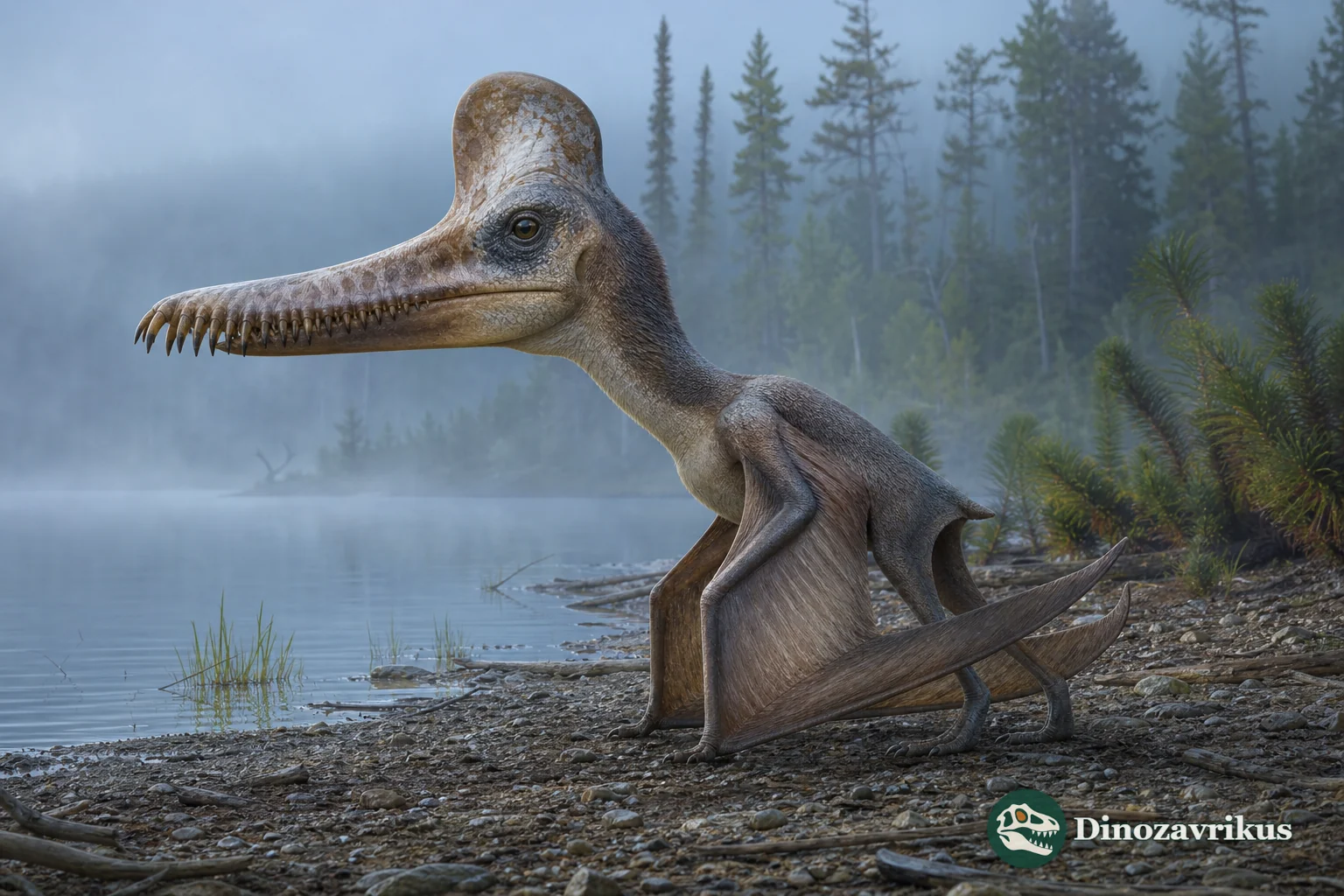 Reconstruction of Guidraco, a crested pterosaur from Early Cretaceous Liaoning