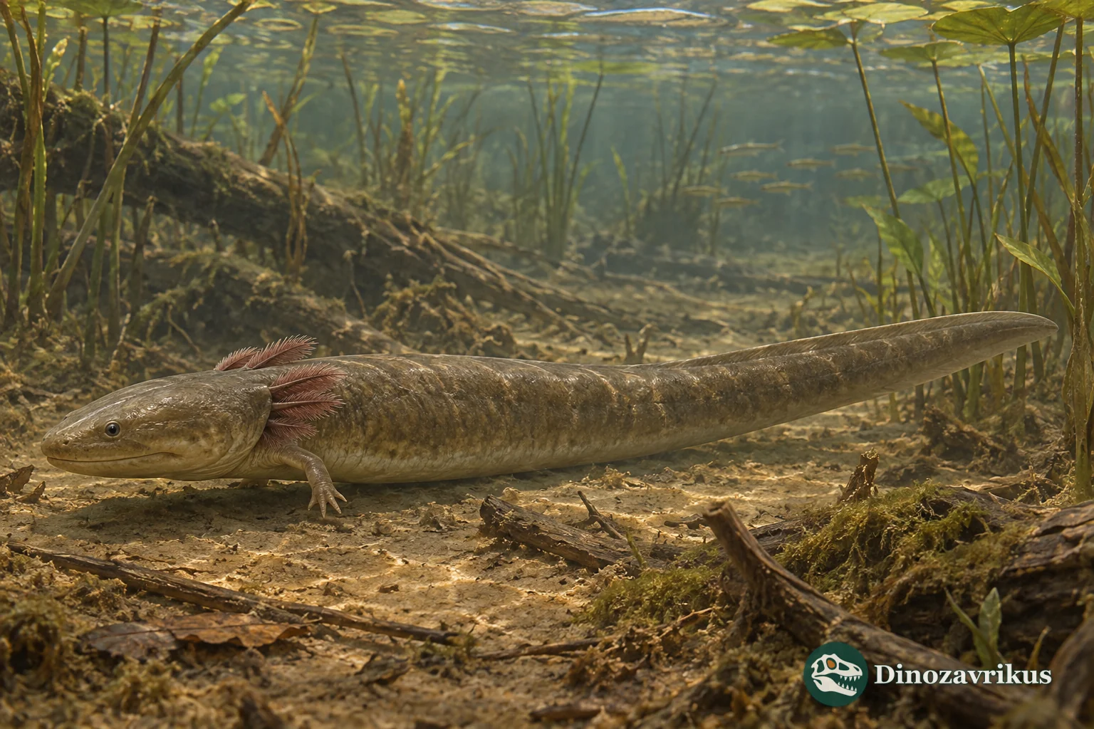 Habrosaurus reconstructed in a shallow western North American wetland