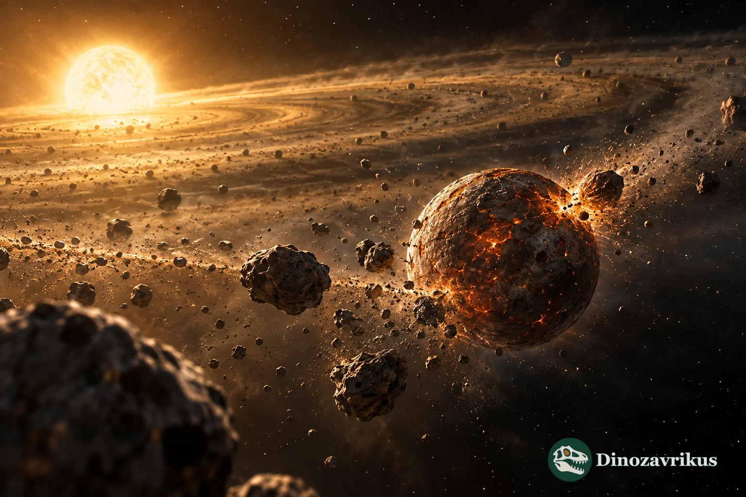Proto-Earth growing among planetesimals in the young Solar System