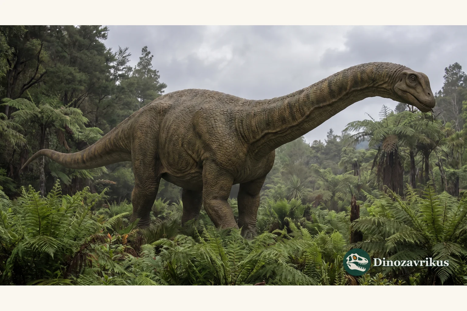Reconstruction of Haplocanthosaurus among conifers and cycads of the Jurassic Morrison landscape