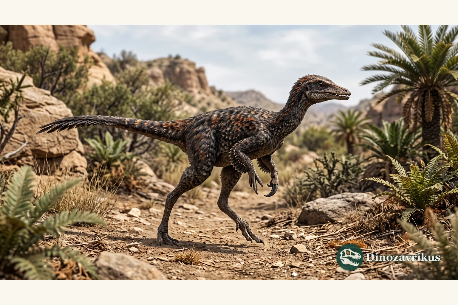Feathered reconstruction of Haplocheirus in Jurassic Xinjiang