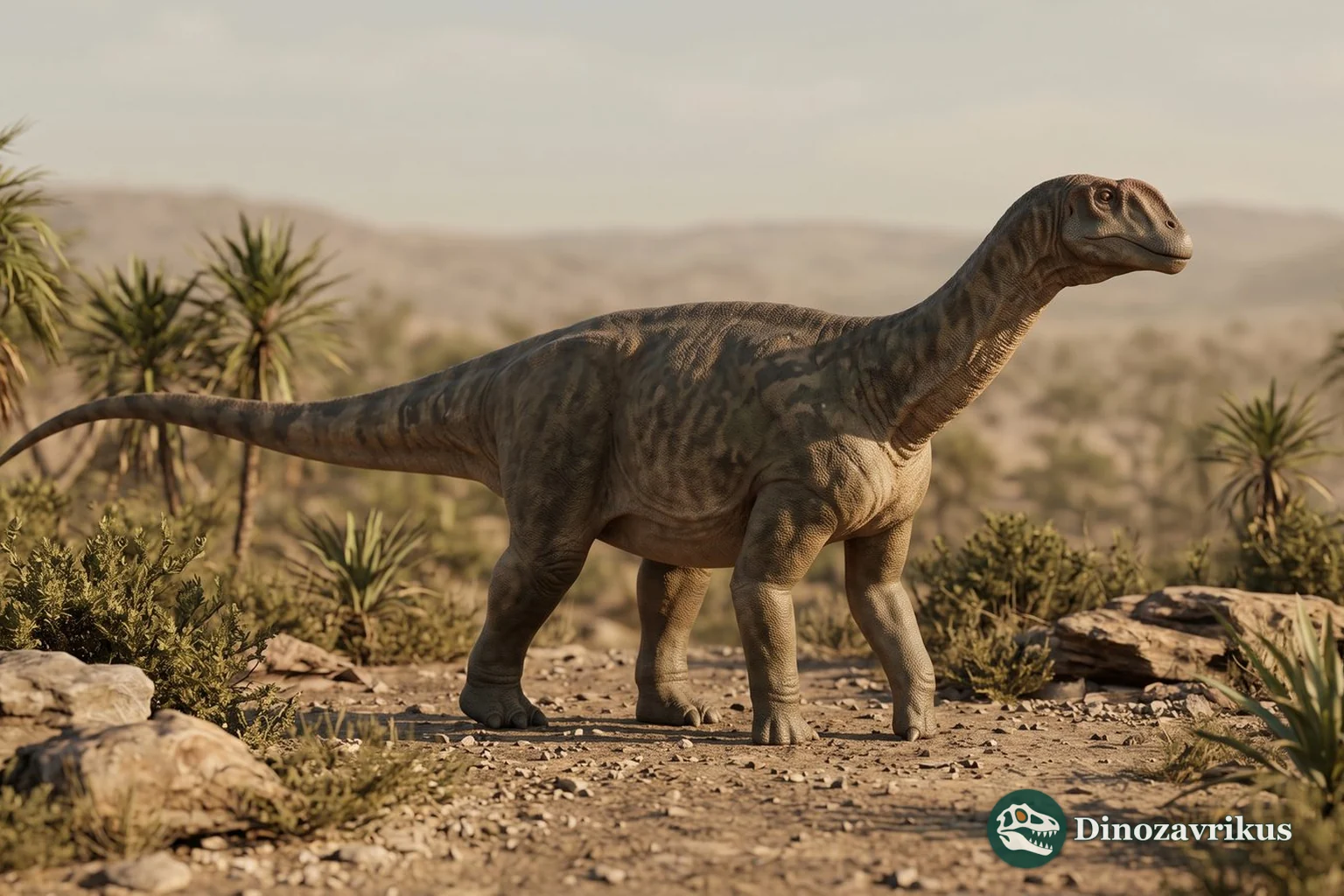Reconstruction of the small titanosaur Ibirania