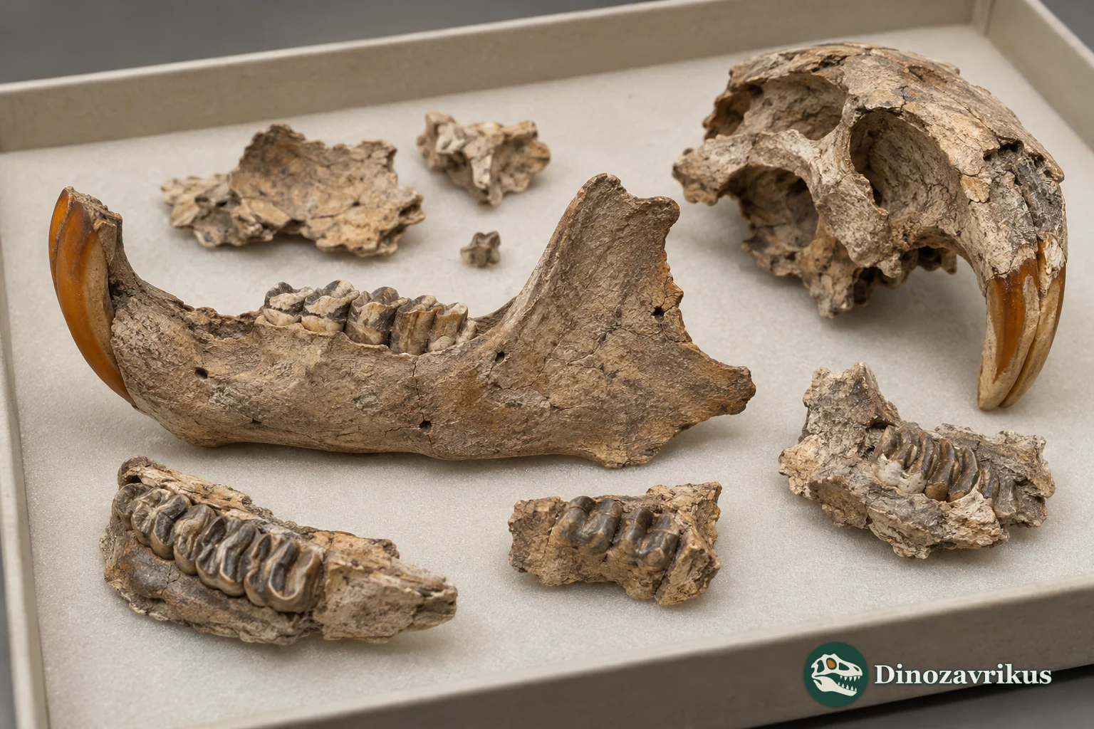 Illustrative hutia skull and lower jaw