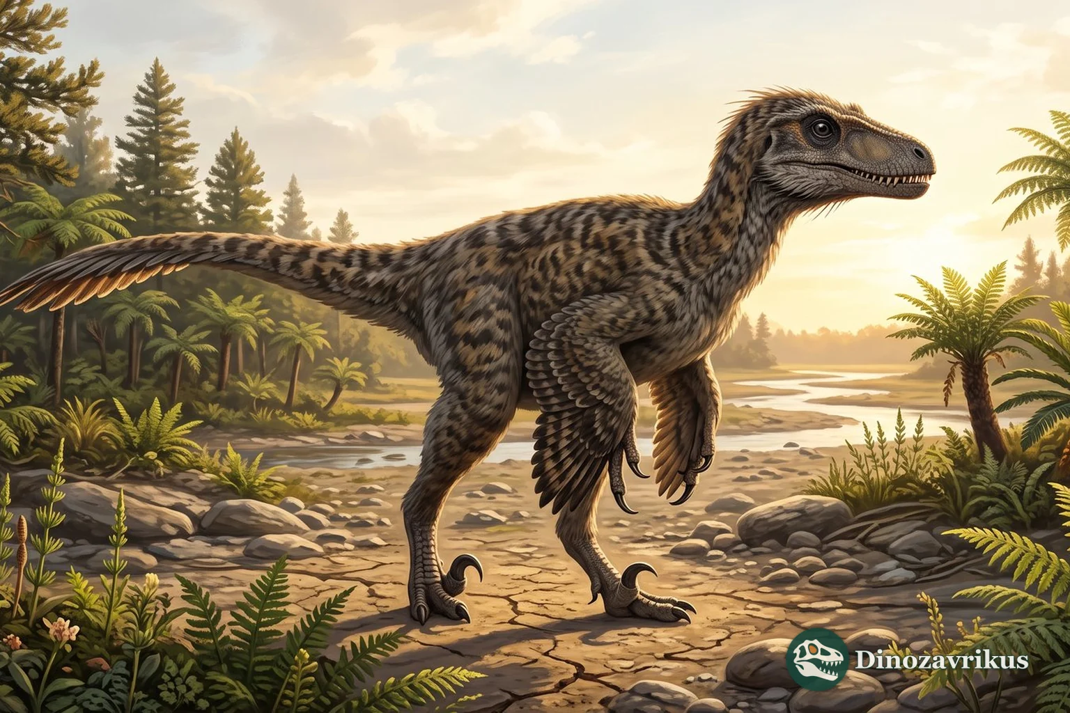 Comparative feathered reconstruction of Itemirus in Cretaceous Uzbekistan