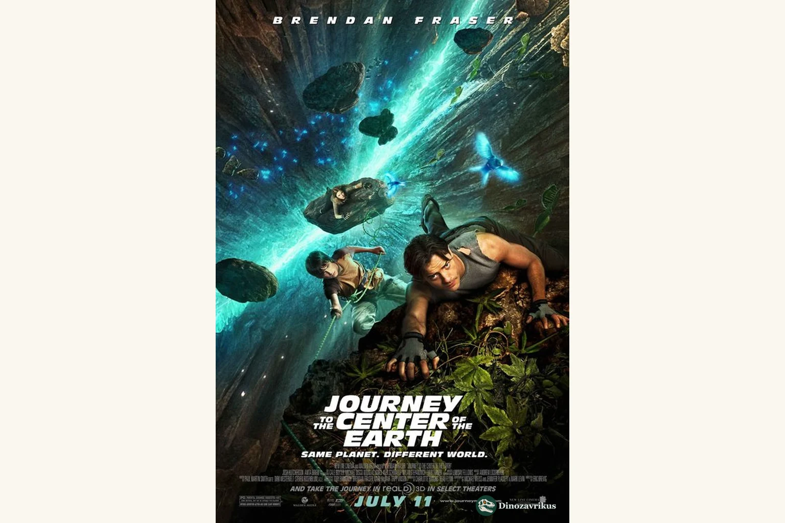 English cover artwork for Journey to the Center of the Earth (2008)
