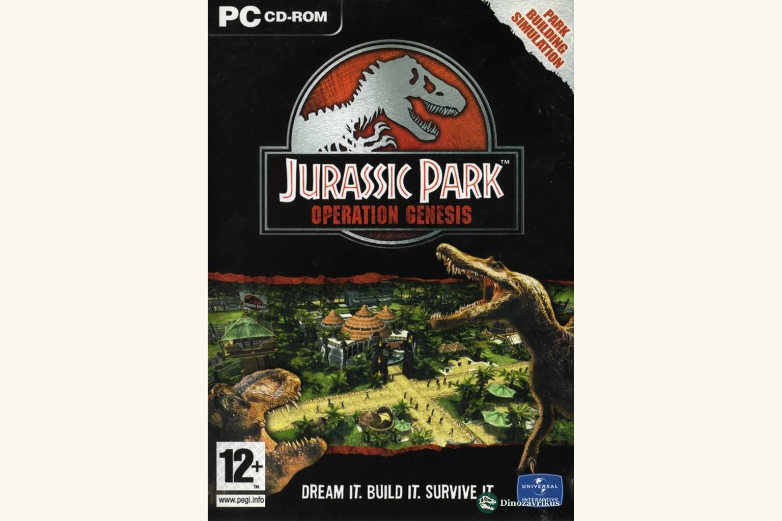 English cover artwork for Jurassic Park: Operation Genesis (2003)