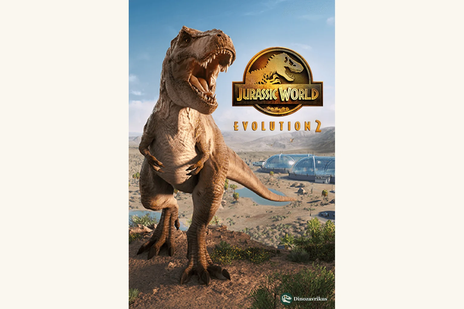 English-language artwork for Jurassic World Evolution 2