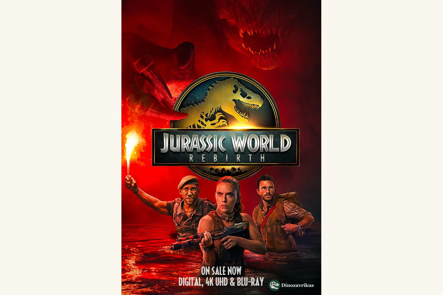 Clean English cover artwork for Jurassic World Rebirth