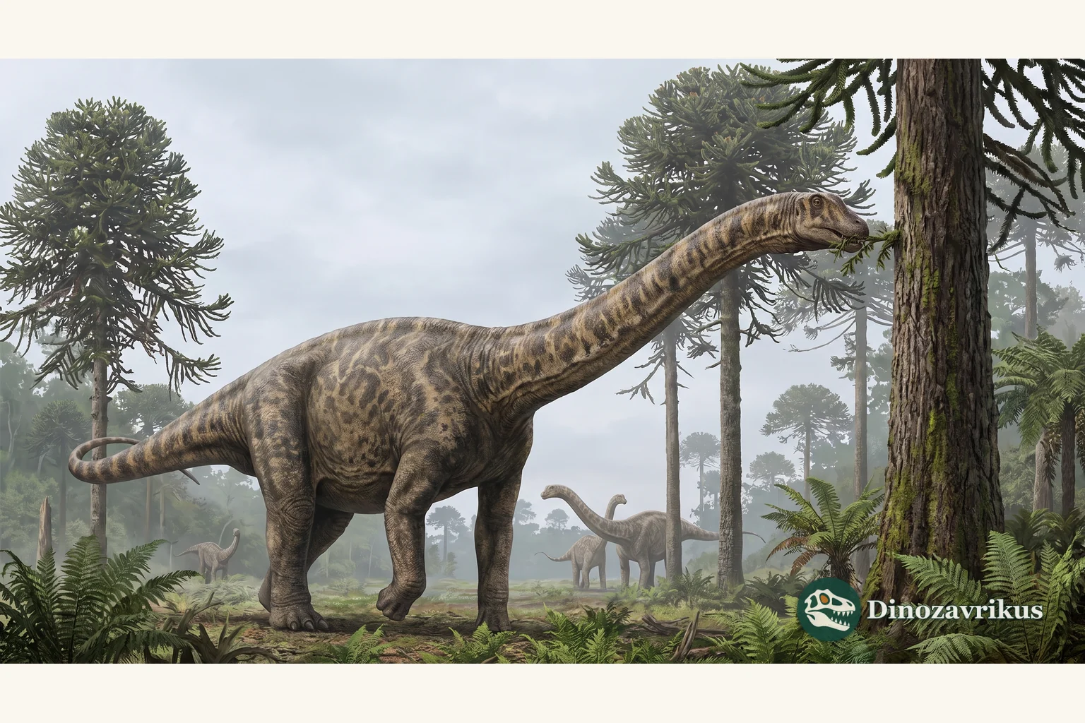 Kaatedocus reconstructed on a river floodplain in Late Jurassic Wyoming