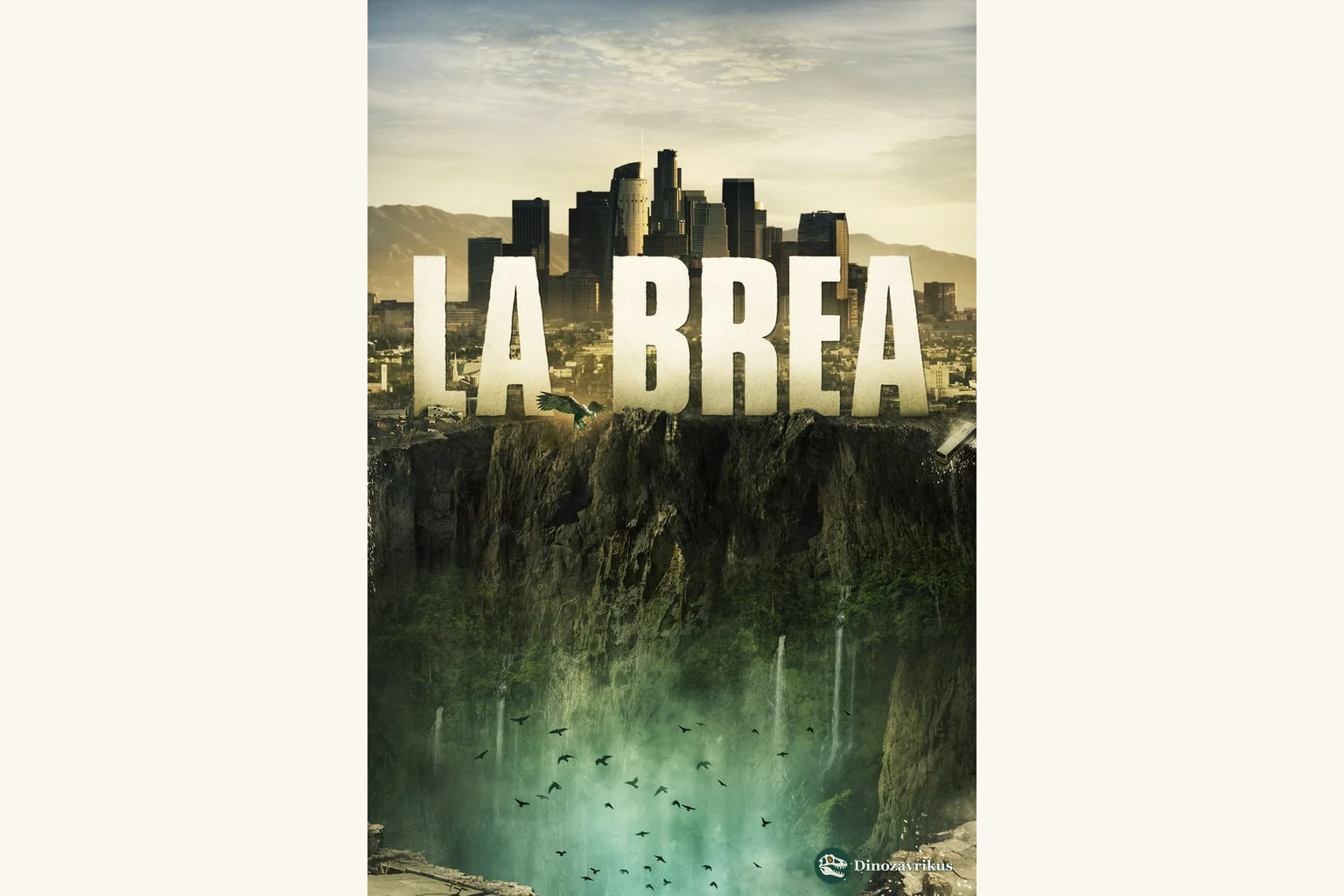 Clean English cover artwork for the La Brea television series