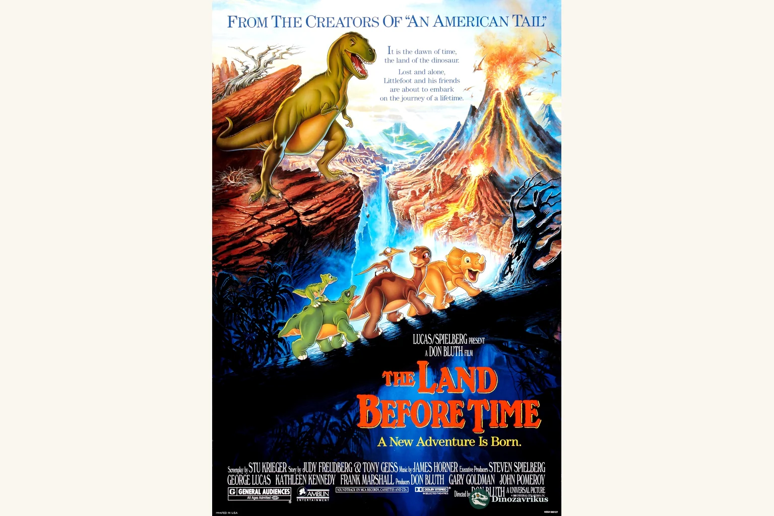 Poster artwork for The Land Before Time