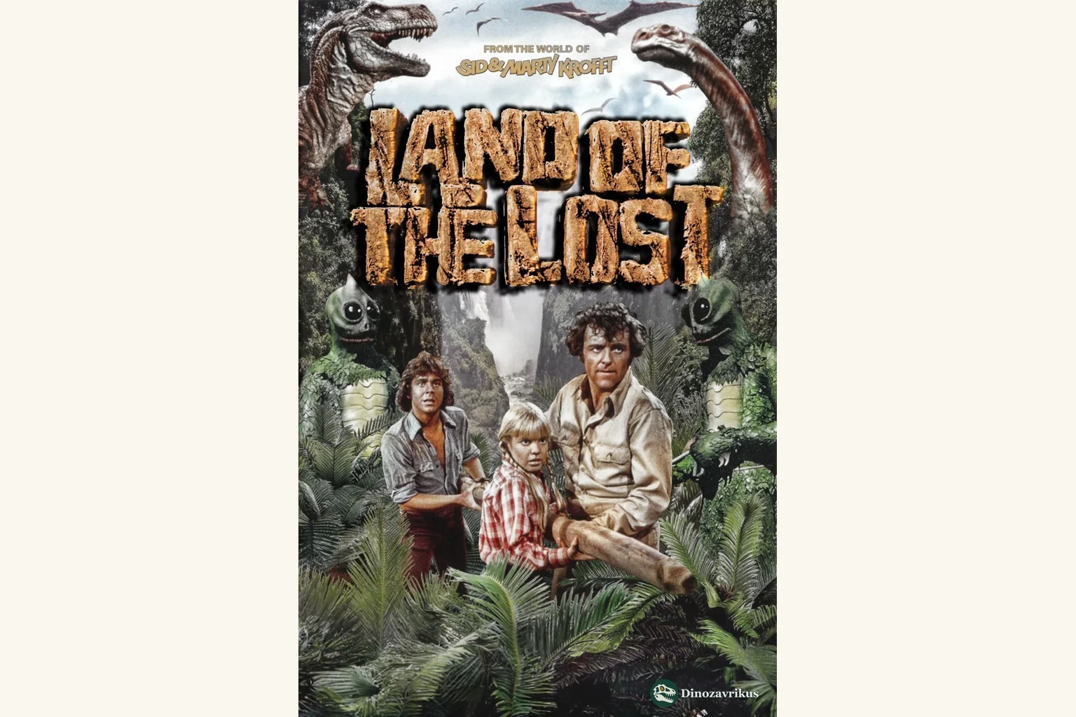 English poster art for the 1974 television series Land of the Lost