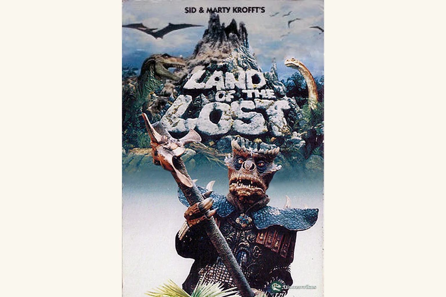 English poster art for the 1991 Land of the Lost television series