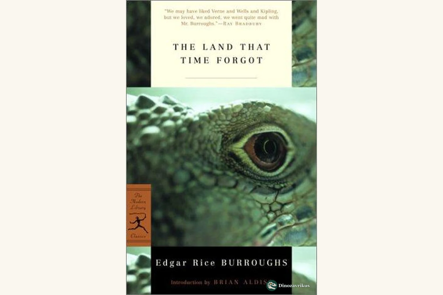 English cover art for Edgar Rice Burroughs's The Land That Time Forgot