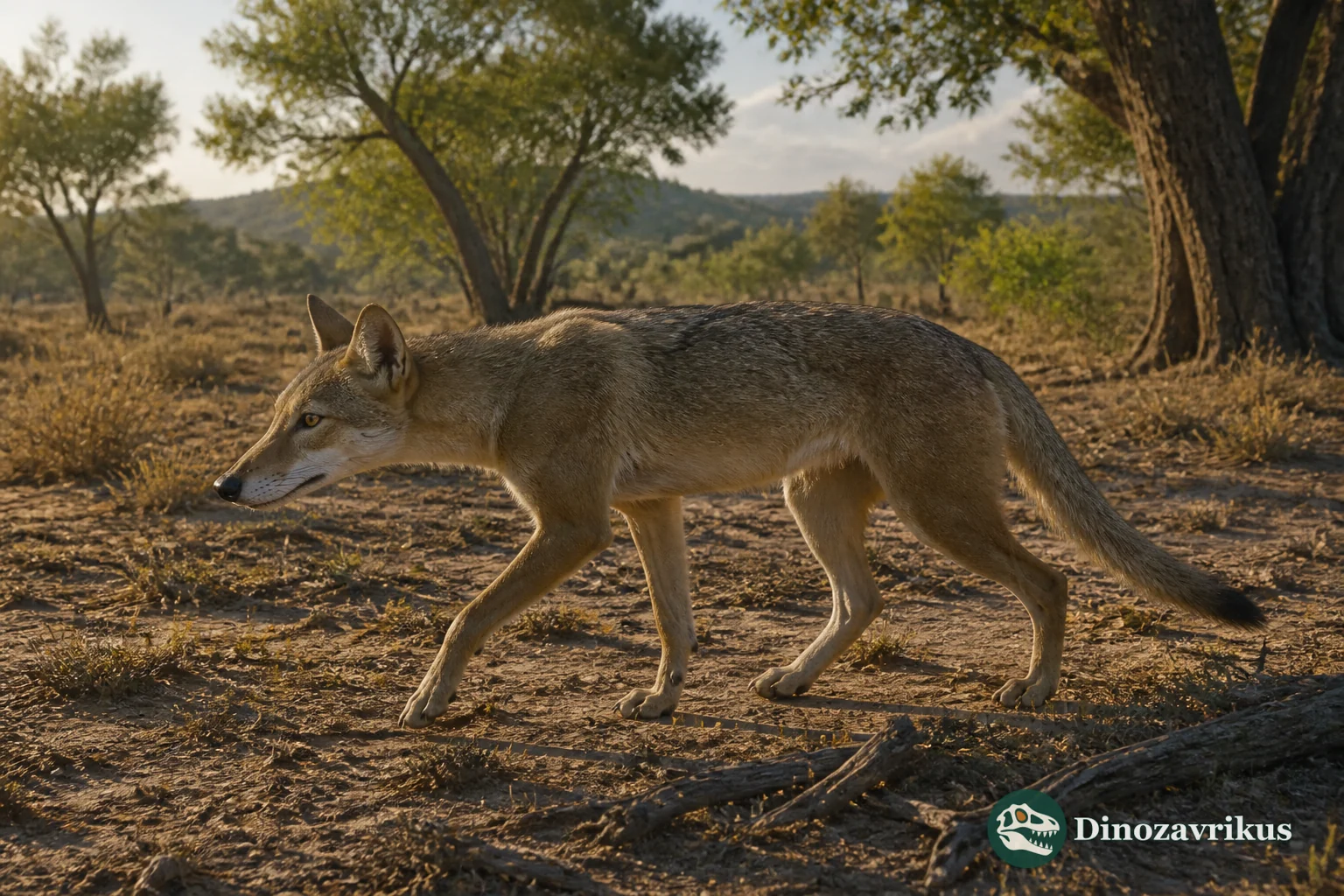 Leptocyon reconstructed in an open woodland of the Miocene Great Plains
