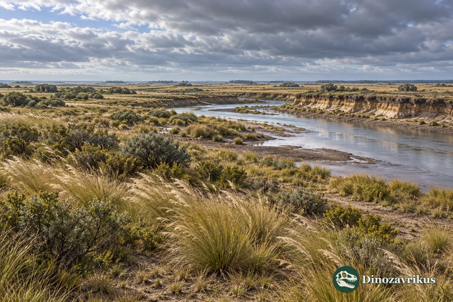Interpretive late Pleistocene Pampas river terrace