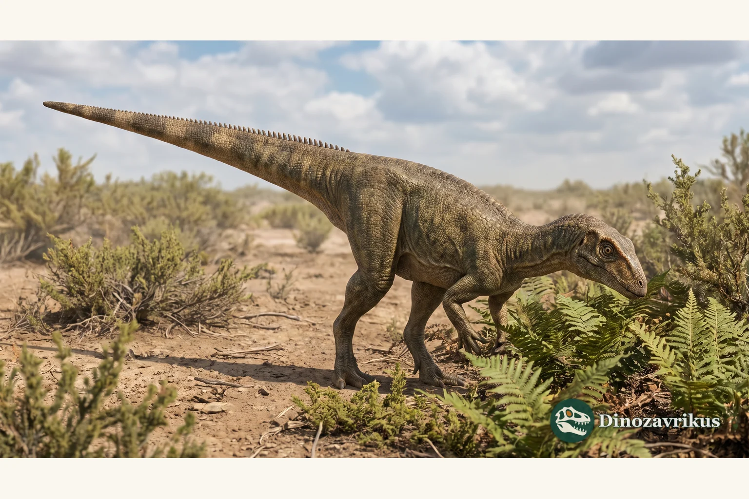 Ligabuesaurus reconstructed on an Early Cretaceous Patagonian floodplain