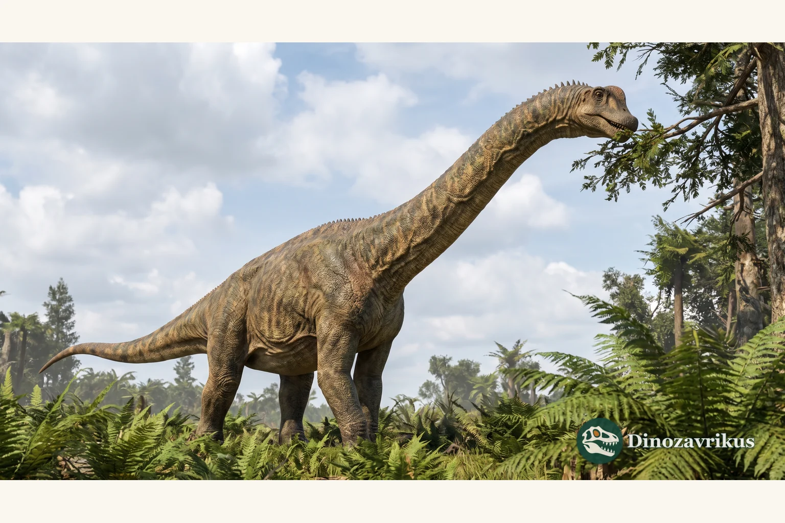 Illustrative reconstruction of Lusotitan atalaiensis in Late Jurassic Portugal