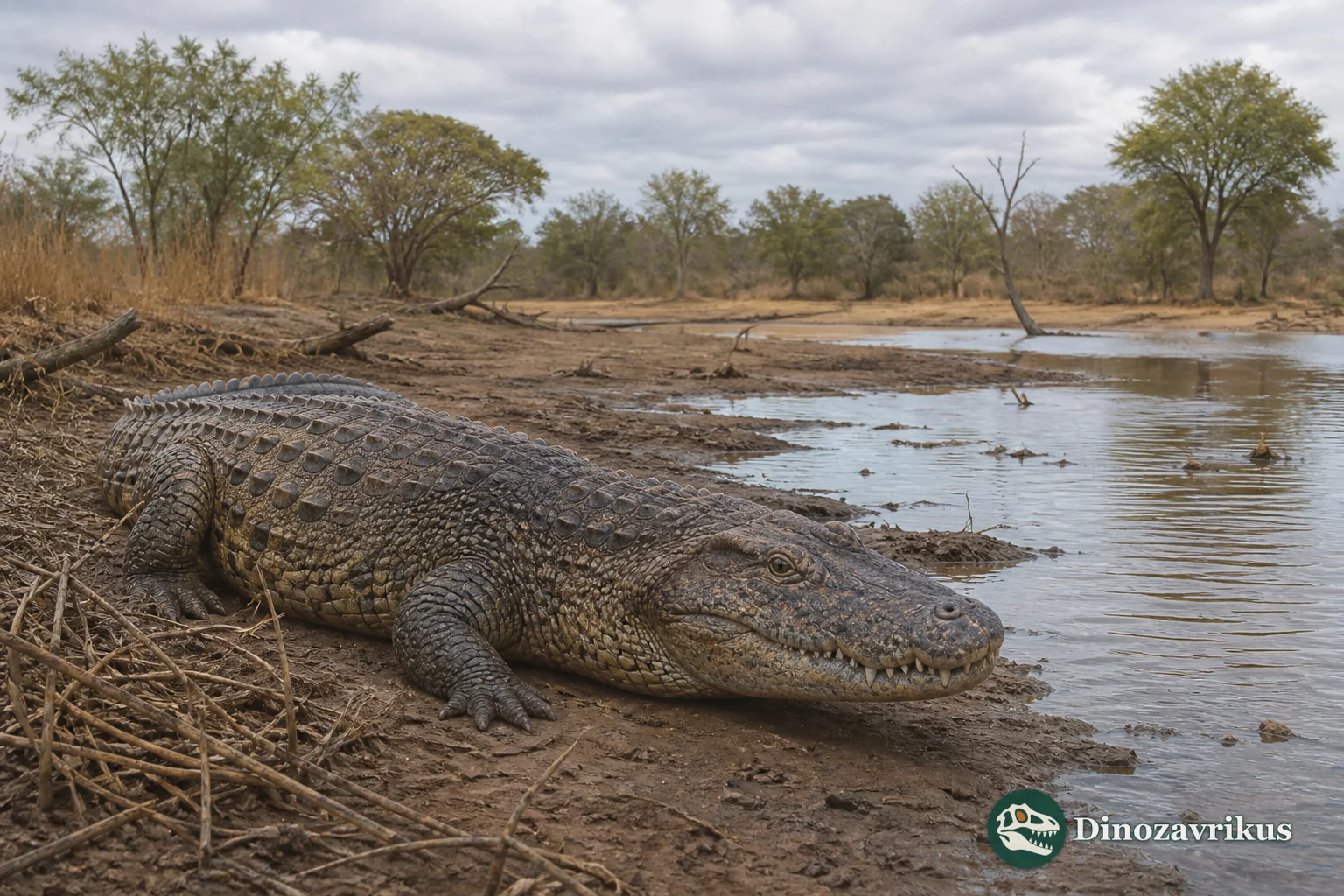 Mahajangasuchus reconstructed on a Late Cretaceous floodplain in Madagascar