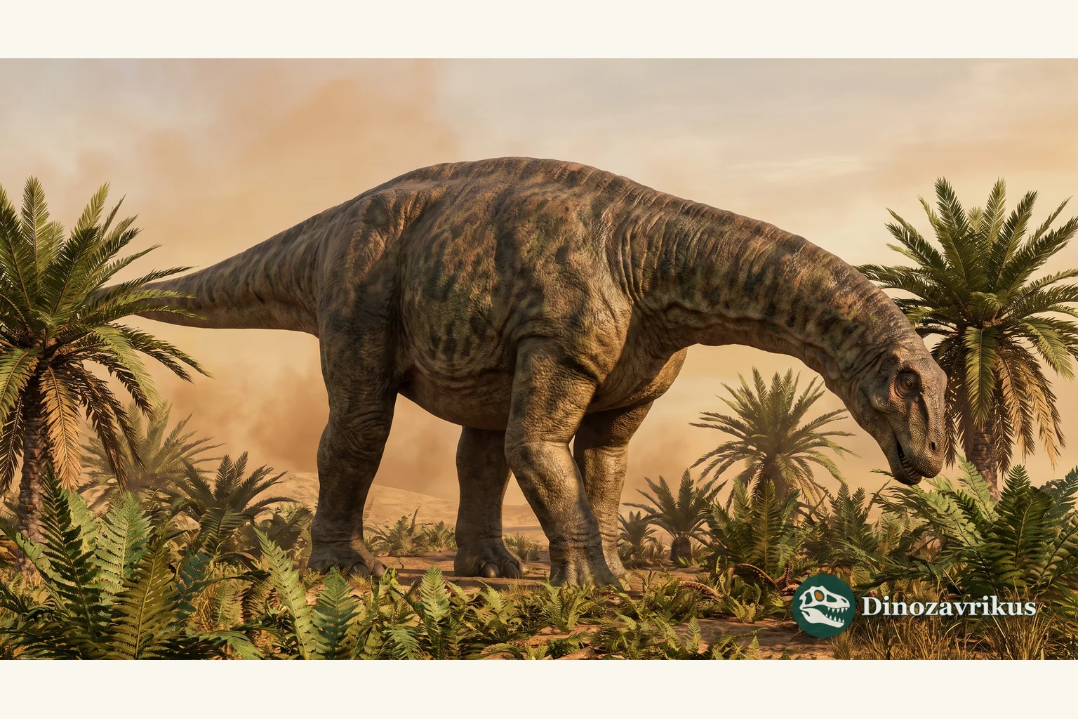Melanorosaurus reconstructed on a Late Triassic floodplain of southern Pangaea