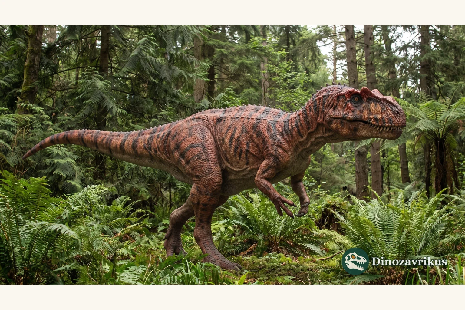 Scientific reconstruction of Metriacanthosaurus parkeri, a Jurassic theropod from England