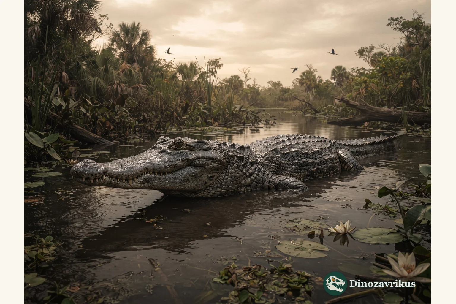 Mourasuchus reconstructed in a shallow Miocene Amazonian wetland