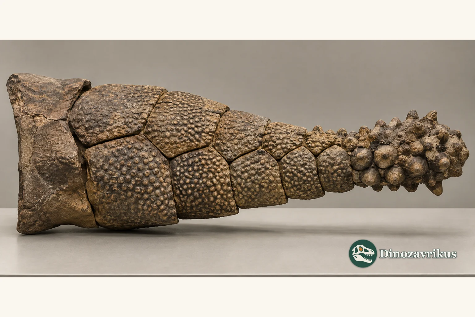 Conceptual glyptodont caudal tube