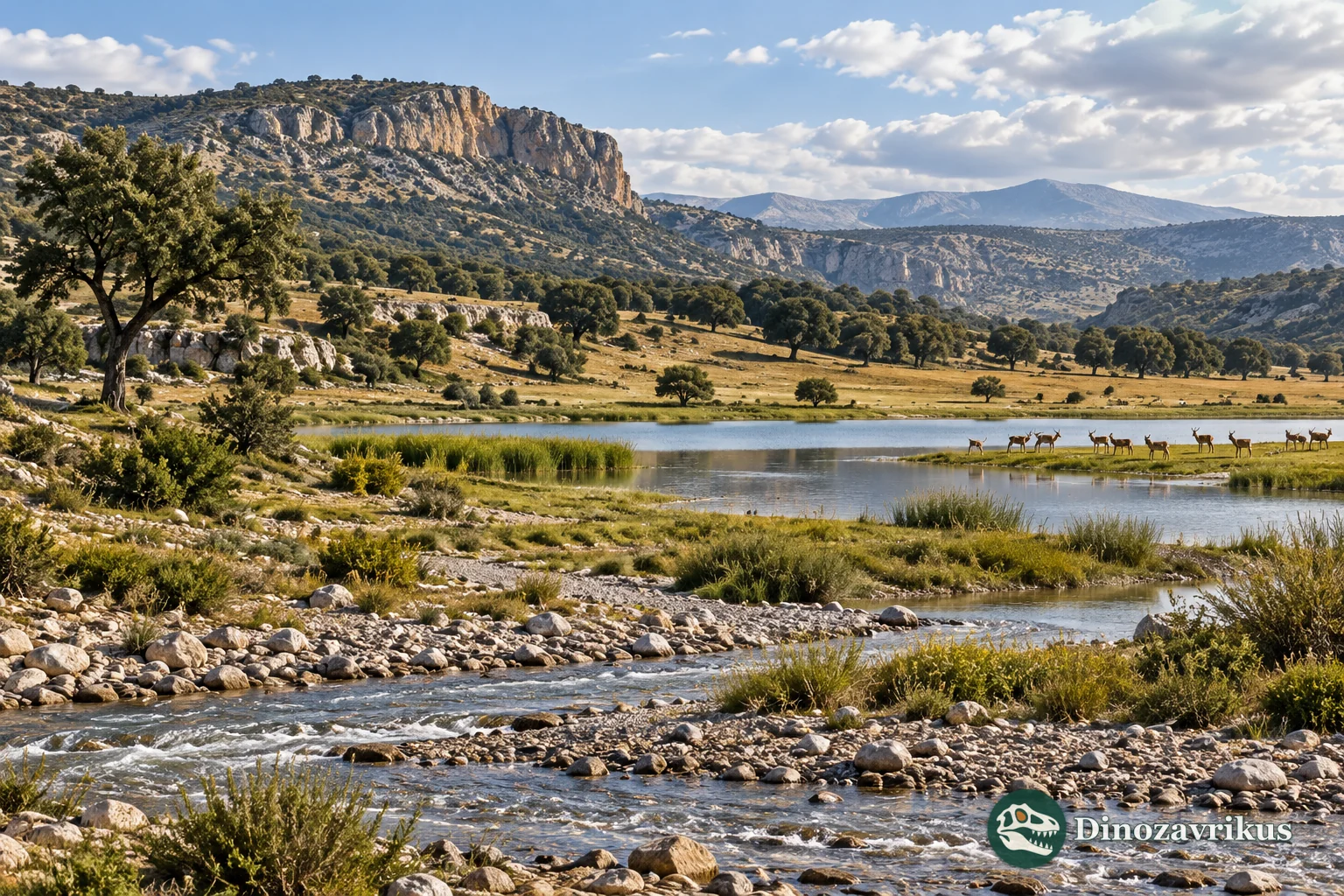 Interpretive Early Pleistocene landscape of northeastern Algeria
