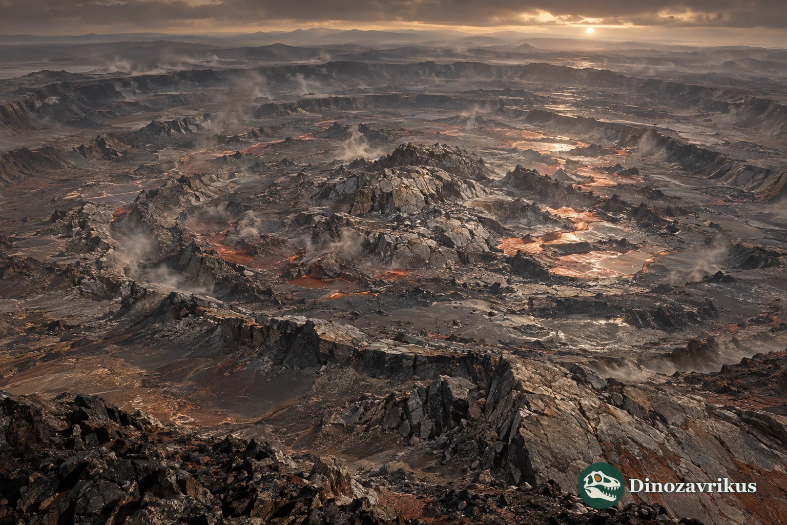 A generalised view of the Vredefort region soon after the impact