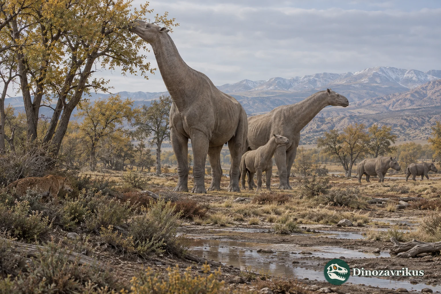 Large paraceratheriid rhinocerotoids in an open Late Oligocene Central Asian landscape