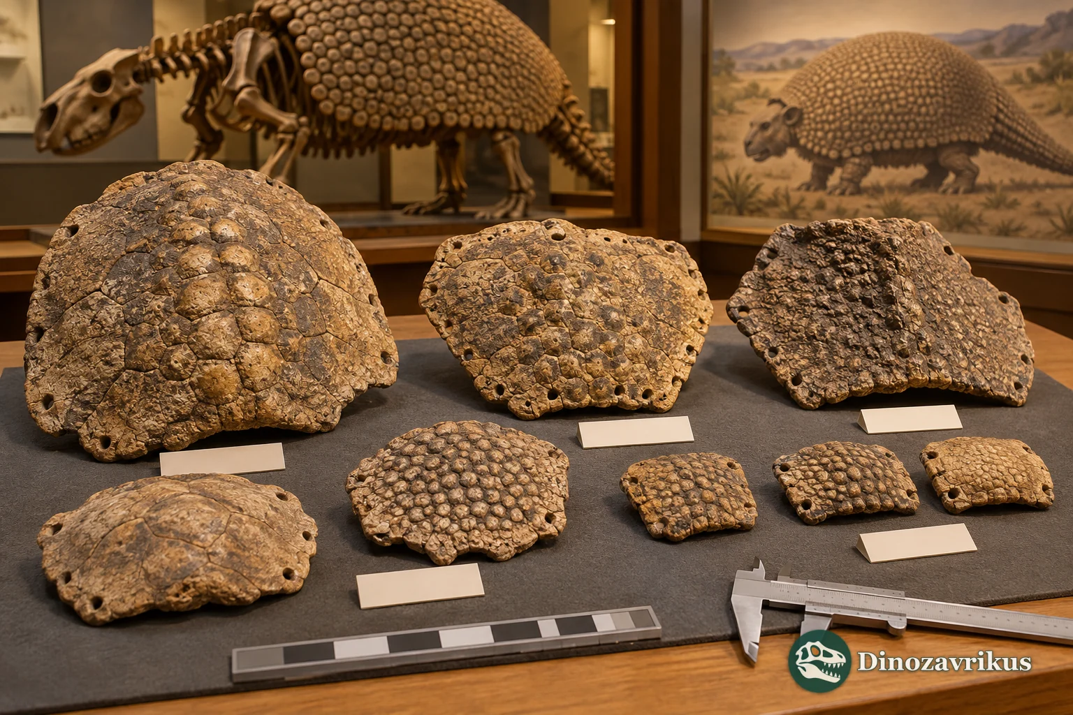 Illustrative comparison of pampathere osteoderms