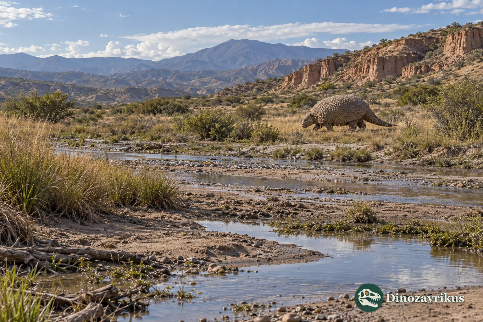 Interpretive Pleistocene South American river valley