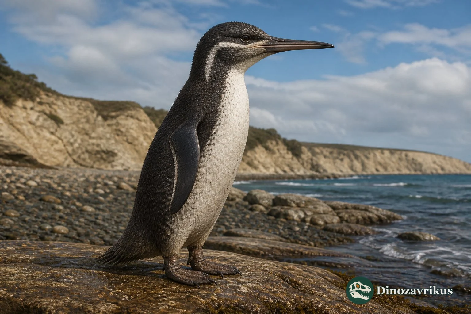 Paraptenodytes antarcticus reconstructed along an early Miocene Patagonian coast